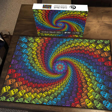 Bboldin® Color Skull Jigsaw Puzzle 1000 Pieces